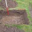 Trial Pit photograph, Film 2, E.R. TP 18, Mid excavation section, Taken from N, Amlaird