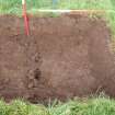 Trial Pit photograph, Film 2, TP 10, Mid excavation section, Taken from W, Amlaird