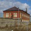 Site photograph, Station building facing NW, Granton Gasworks, Edinburgh, Scotland