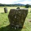 Digital photograph of panel to south, from Scotland's Rock Art project, Kinnell Park Stone Circle, Killin, Stone 3, Stirling
