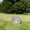 Digital photograph of panel to north, from Scotland's Rock Art project, Kinnell Park Stone Circle, Killin, Stone 3, Stirling

