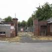 View from north of original WW1 factory gate