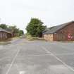 View from east outside the WW1 factory and WW2 and post-war depot boundary