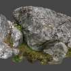 Snapshot of 3D model, from Scotland's Rock Art project, Tiree, Creag An Sgalaig 3, Argyll and Bute