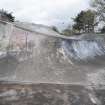 Skate Park. View of bank from north east.