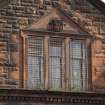 Whiteinch Burgh Halls.  Detail of windows on south gable.