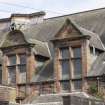 Whiteinch Burgh Halls.  Detail of dormer windows from south.