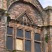 Whiteinch Burgh Halls.  Detail of east facade windows.