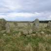 Digital photograph of panel in context without scale, from Scotland's Rock Art project, Thorax, 1, Aberdeenshire