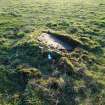 Digital photograph of panel to south-west, from Scotland's Rock Art project, Hill Of Avochie, 2, Aberdeenshire
