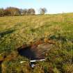 Digital photograph of panel to north, from Scotland's Rock Art project, Hill Of Avochie, 2, Aberdeenshire
