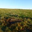 Digital photograph of panel in context without scale, from Scotland's Rock Art project, Hill Of Avochie, 2, Aberdeenshire
