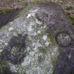 Digital photograph of perpendicular to carved surface(s), from Scotland's Rock Art project, Shantron, Argyll And Bute