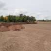 Watching Brief photograph, Film 1, General view of topsoil stripping, Meikle Fiddes to Foggy Moss area, Fiddes Electricity Cable Route, Stonehaven