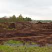 Watching Brief photograph, Film 1, After topsoil striping at Foggy Moss section of work, Taken from S, Meikle Fiddes to Foggy Moss, Fiddes Electricity Cable Route, Fiddes, Stonehaven