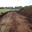 Watching Brief photograph, Film 1, After topsoil stripping at Foggy Moss section of work, Taken from S, Meikle Fiddes to Foggy Moss, Fiddes Electricity Cable Route, Stonehaven