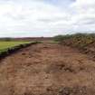 Watching Brief photograph, Film 1, General view of area stripped in Kaimes of Candy field, Taken from E, Fiddes Electricity Cable Route, Stonehaven
