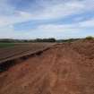 Watching Brief photograph, Film 1,  General view of topsoil stripping, Meikle Fiddes to Foggy Moss area, Fiddes Electricity cable route, Stonehaven