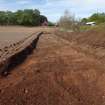 Watching Brief photograph, Film 1,  General view of topsoil stripping, Meikle Fiddes to Foggy Moss area, Fiddes Electricity cable route, Stonehaven