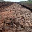 Watching Brief photograph, Film 1,  General view of topsoil stripping, Meikle Fiddes to Foggy Moss area, Fiddes Electricity Cable Route,  Stonehaven