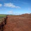 Watching Brief photograph, Film 3, General view of the north-east section of the Grave Leys field, Taken from SW, Fiddes Electricity Cable Route, Stonehaven