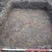 Excavation photograph, TP145 sand and clay subsoil with no features, Nethermills, Crathes, Aberdeenshire