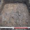 Excavation photograph, TP144 sand and clay subsoil with no features, Nethermills, Crathes, Aberdeenshire