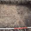 Excavation photograph, TP12 sand subsoil, Nethermills, Crathes, Aberdeenshire