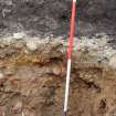 Excavation photograph, TP42 geology dug deep, Nethermills, Crathes, Aberdeenshire