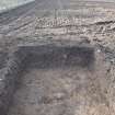 Excavation photograph, TP55 sand, Nethermills, Crathes, Aberdeenshire