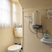 Burntisland Parish Church.  Ground floor.  View of toilet.