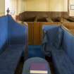 Burntisland Parish Church.  Ground floor.  View of church pews.