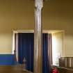 Burntisland Parish Church.  Ground floor.  View of column. 