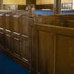 Burntisland Parish Church.  Ground floor.  View of pews. 