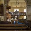 Burntisland Parish Church.  Ground floor.  View of church interior.