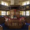 Burntisland Parish Church.  Ground floor.  View of church interior.