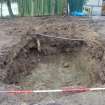 Evaluation photograph, S facing section post-excavation, Grieve's House, Aden Country Park, Mintlaw, Peterhead