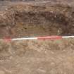 Evaluation photograph, N facing section post-excavation, Grieve's House, Aden Country Park, Mintlaw, Peterhead