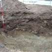 Evaluation photograph, E facing section post-excavation, Grieve's House, Aden Country Park, Mintlaw, Peterhead