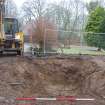 Evaluation photograph, Trench following 1m extension of all sides and sloping of sides to stabilise, Grieve's House, Aden Country Park, Mintlaw, Peterhead