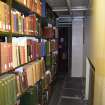 Survey photograph, Photo Survey interior bookshelf on ground-floor (102), King's Quarter, University of Aberdeen