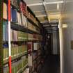 Survey photograph, Photo Survey interior bookshelf, King's Quarter, University of Aberdeen