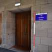 Survey photograph, Photo Survey exterior wooden door, King's Quarter, University of Aberdeen