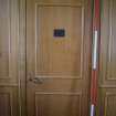 Survey photograph, Photo Survey interior door Court Room, King's Quarter, University of Aberdeen