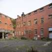 Courtyard View of north range and Cell Block from south