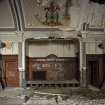 East Range First Floor Courtroom Detail of Judge's bench recess and Glasgow Coat of Arms