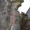 Standing Building Survey photograph, NW corner Room 6, Kinharrachie Farm, Kinharrachie, Ellon, Aberdeenshire
