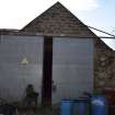 Standing Building Survey photograph, Room 7 NNW gable D13, Kinharrachie Farm, Kinharrachie, Ellon, Aberdeenshire