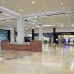 Ocean Terminal shopping centre.  Ground floor.  View of shopping centre looking east.