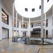 Ocean Terminal shopping centre.  First floor.  View of  stairwell and North Rotunda.